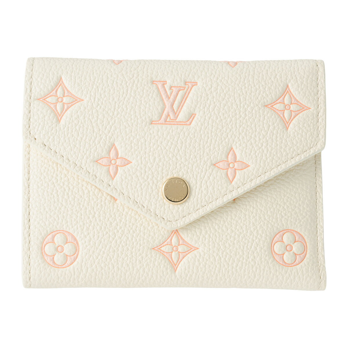 乐天商城 - ルイヴィトン 3つ折り財布 Louis Vuitton モノグラム アンプラント ポルトフォイユ・ヴィクトリーヌ M28299 レディース ホワイト 白 ピンク【P5倍★5/30 0:00〜6/2 09:59まで！さらに1万円で1,000円OFF★最大5,000円OFFクーポン配布中】
