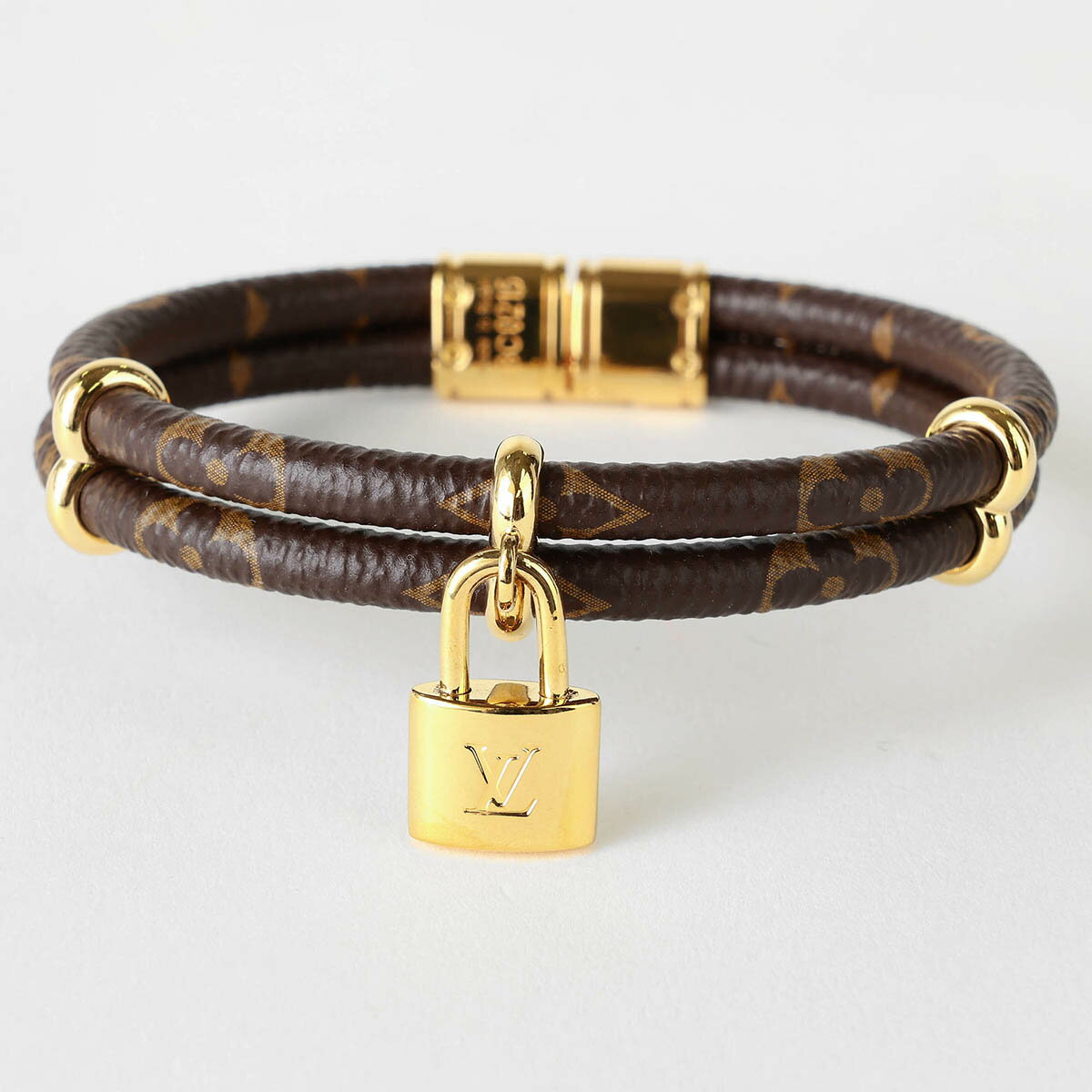 樂天商城 - 【スーパーSALE★5,000円OFFクーポン対象!さらにP5倍】ルイヴィトン ブレスレット Louis Vuitton ブレスレット・キープ イット トゥワイス M8109E レディース ブラウン 茶