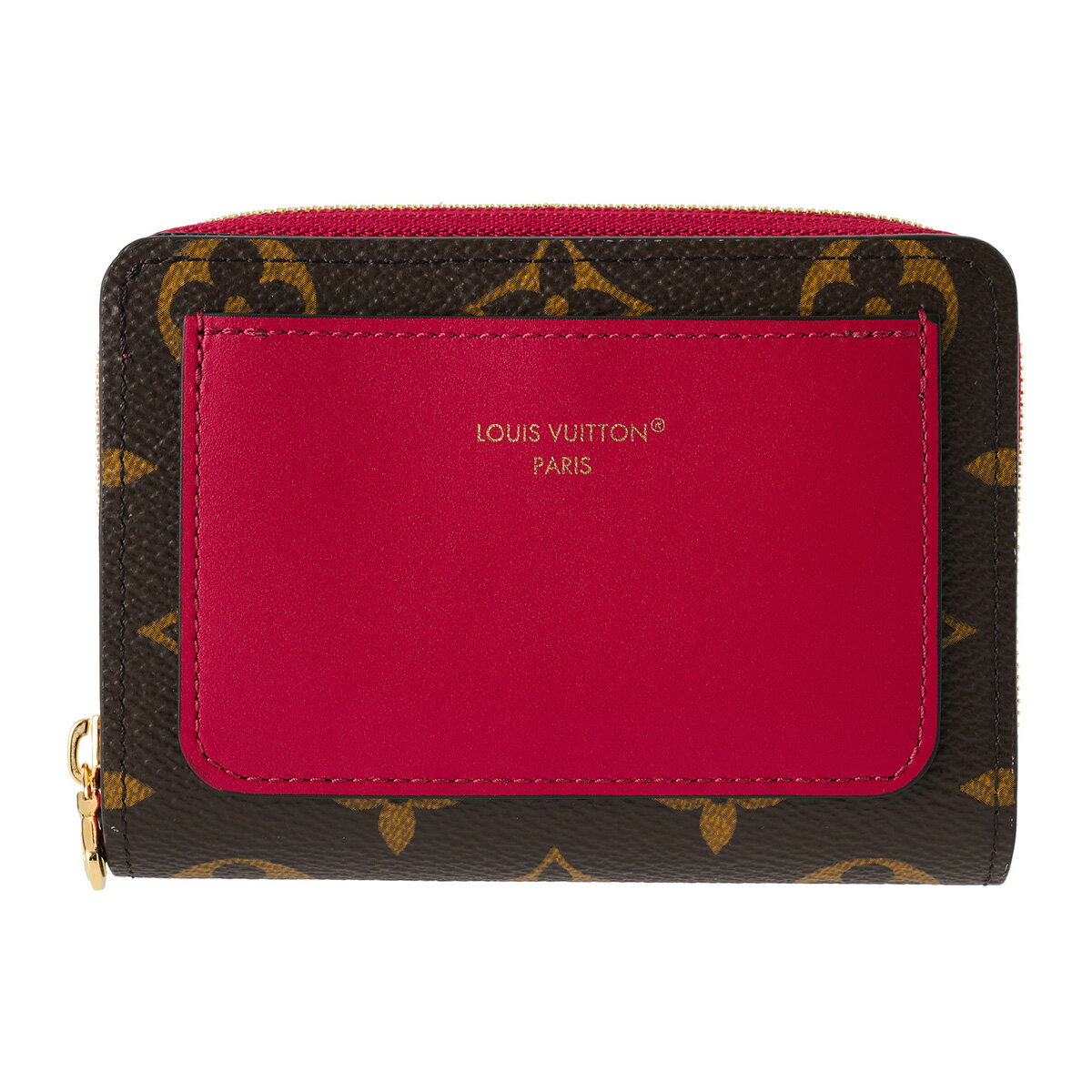 Rakuten - ルイヴィトン 2つ折り財布 Louis Vuitton モノグラム ポルトフォイユ・ルー M82377 レディース ブラウン 茶 ワインレッド【P5倍★5/30 0:00〜6/2 09:59まで！さらに1万円で1,000円OFF★最大5,000円OFFクーポン配布中】