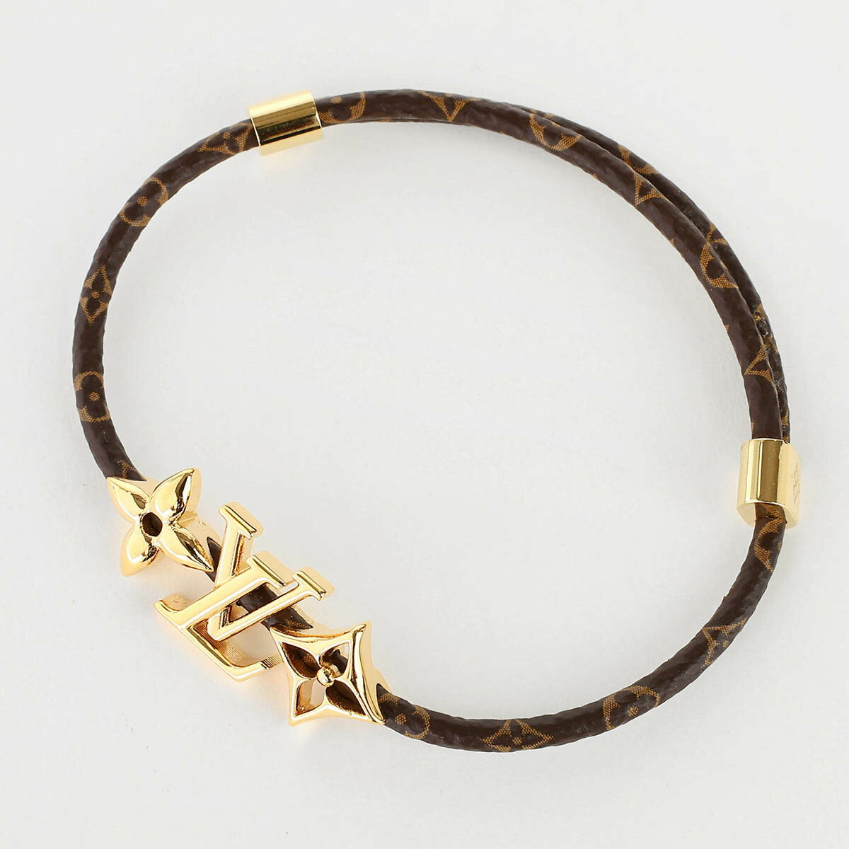 Rakuten - ルイヴィトン ブレスレット Louis Vuitton LV アイコニック BRACELET M8807Z ユニセックス ブラウン 茶【P5倍★5/30 0:00〜6/2 09:59まで！さらに1万円で1,000円OFF★最大5,000円OFFクーポン配布中】