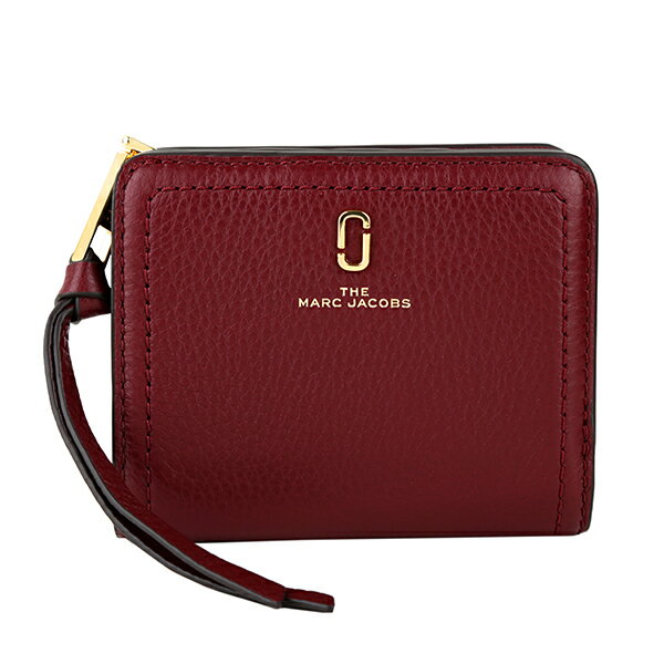 【最大3000円OFFクーポン★7/28(水)14：00まで】マークジェイコブス 2つ折り財布 MARC JACOBS M0015122 508 財布 ザ ソフトショット SLGS THE SOFTSHOT SLGS ミニ コンパクト ウォレット レディース MUSCAT(マスカット) ワインレッド【 送料無料】