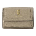 【P5倍11/30〜12/1★さらにクーポンで最大5,000円OFF】マークジェイコブス 3つ折り財布 MARC JACOBS ザ ソフトショット M0015413 055 レディース ベージュ その1