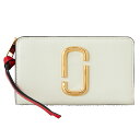 【最大3000円OFFクーポン★5/17(月)14:00まで】マークジェイコブス 2つ折り財布 MARC JACOBS M0013356 178 財布 スナップショット SNAPSHOT COMPACT WALLET レディース COCONUT MULTI(ココナッツマルチ) アイボリー/ネイビー/レッド【 送料無料】