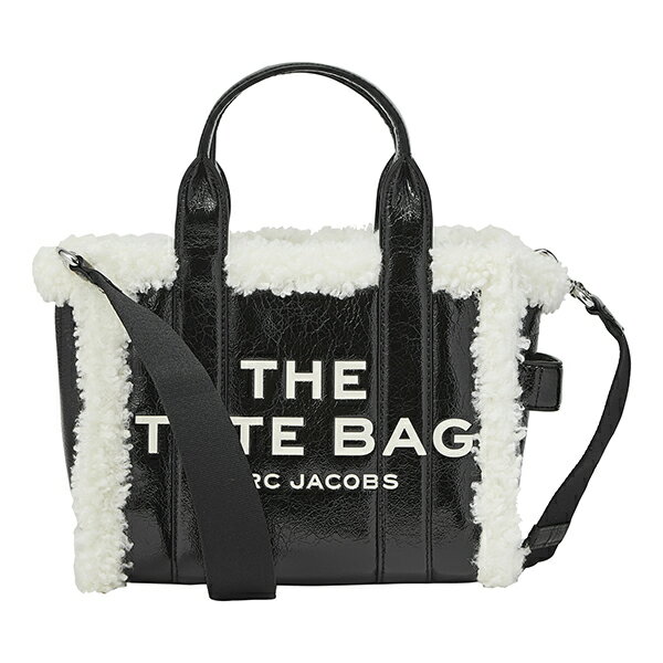 【最大5,000円OFFクーポン対象】マークジェイコブス トートバッグ MARC JACOBS ザ クリンクルレザー H071L01RE21 005 レディース ブラック 黒 ホワイト 白