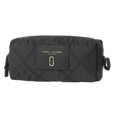 マークジェイコブス ポーチ MARC JACOBS M0012159 001 ブランド小物 ナイロン ノット NYLON KNOT ナロー コスメティック レディース BLACK ブラック 黒 キルティング ダブルJ シンプル スタイリッシュ【 送料無料】