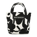 【最大5000円クーポン対象4/19まで】マリメッコ トートバッグ Marimekko ピエニ ウニッコ SEIDI 091649 192 レディース ブラック 黒 ホワイト 白