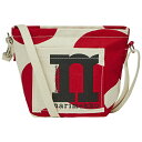 【GWスペシャル最大10,000円クーポン対象】マリメッコ ショルダーバッグ Marimekko プッロポスティ Mono Mini Crossbody 091976 830 レディース レッド 赤 ホワイト