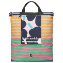 マリメッコ リュックサック Marimekko キオスキ FUNNY B-PACK TASARAITA 091983 356 レディース マルチカラー