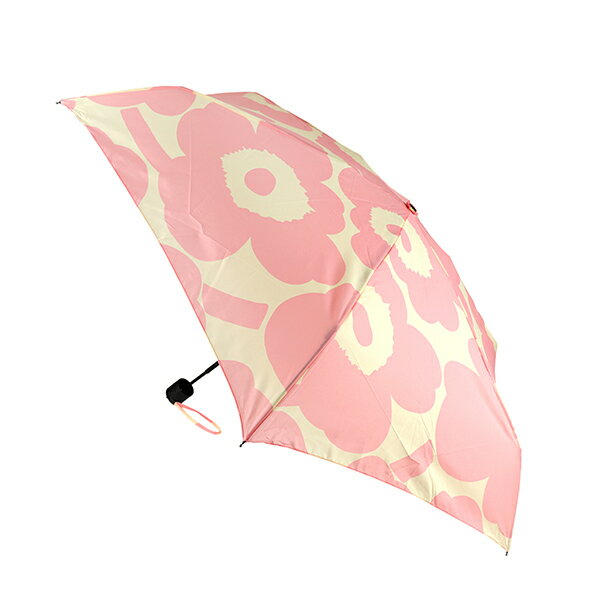 マリメッコ  【最大5000円OFFクーポン対象】マリメッコ 折り畳み傘 Marimekko ウニッコ MANUAL UMBRELLA 092001 130 レディース アイボリー ピンク