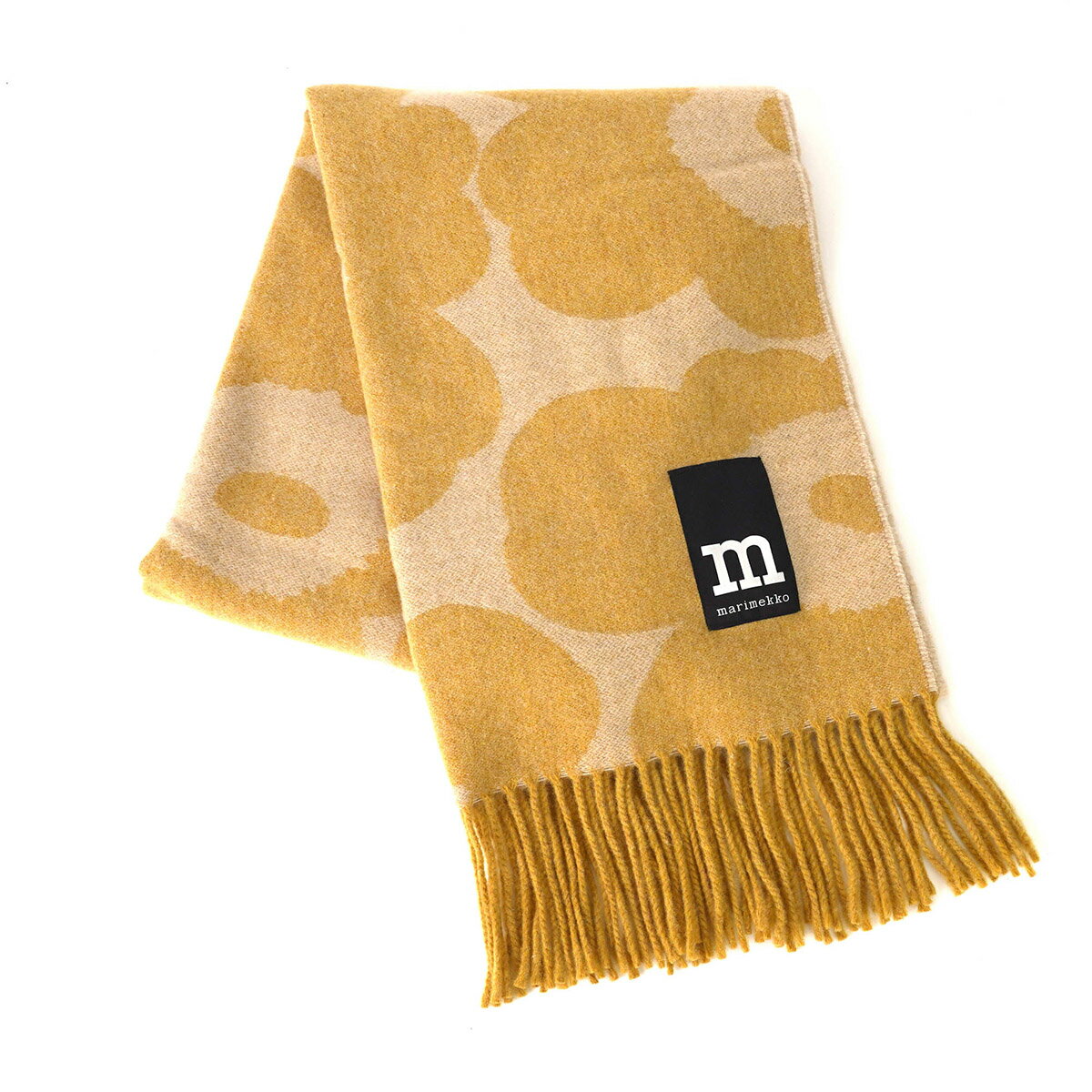 【最大5,000円OFFクーポン対象】マリメッコ マフラー・ストール Marimekko ウニッコ OVLIN SCARF 092248 220 レディース イエロー系 黄色