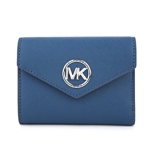 【1万円以上で1000円OFFクーポン★最大5000円8/28まで】マイケルコース 3つ折り財布 MICHAEL KORS グリニッチ 32S2SNME6L 496 レディース ブルー 青のサムネイル
