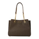 マイケルコース トートバッグ 【max5000円引きクーポン4/2 14:00まで】マイケルコース トートバッグ MICHAEL KORS ティーガン 35S0GXZS7B BROWN レディース ブラウン 茶