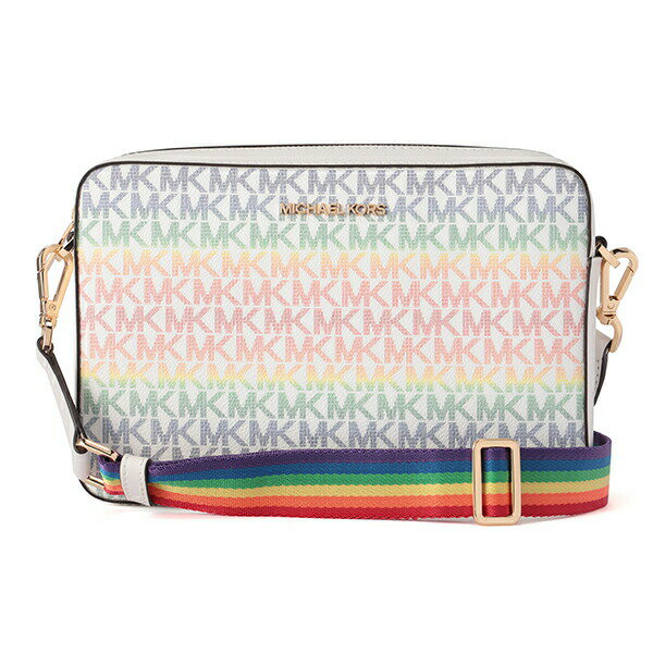 【最大5,000円OFFクーポン】マイケルコース ショルダーバッグ MICHAEL KORS ジェットセット 35T1G4PC9L RAINBOW レディース ホワイト 白