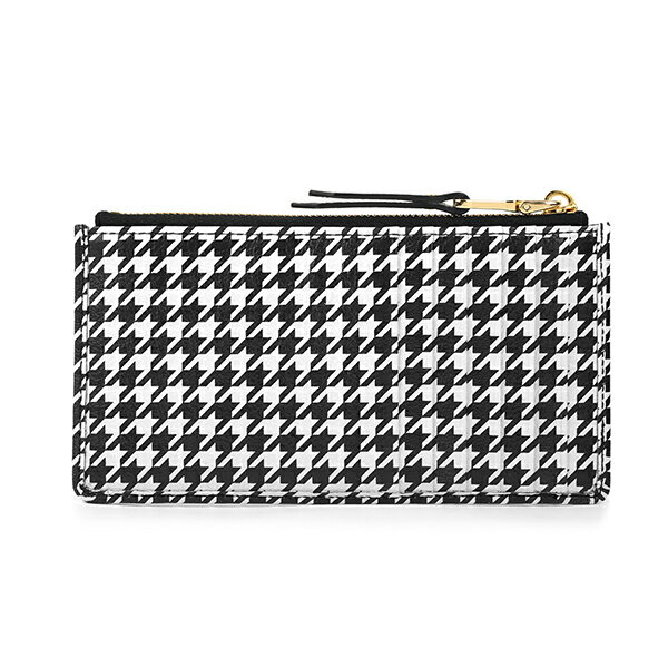 【10%OFF楽天スーパーSALE対象★最大5000円OFFクーポン】ミュウミュウ カードケース 5MB006 2F38 F0967 レディース ブラック 黒 ホワイト 白【送料無料】【当店通常価格 42800円】