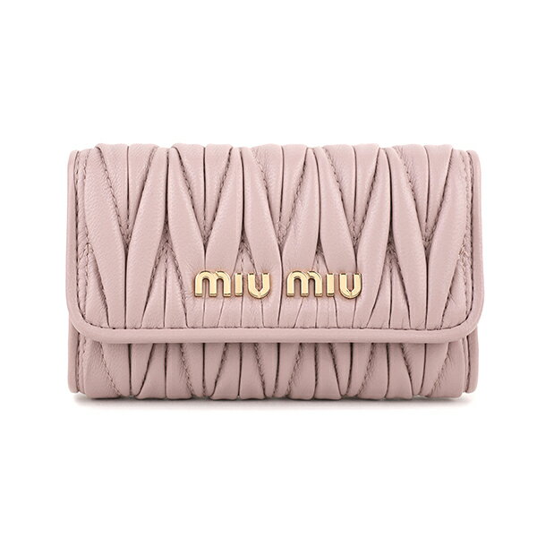 ミュウミュウ キーケース MIU MIU マテラッセ 5PG222 N88 F0D91 レディース ライトピンクのサムネイル