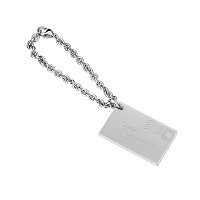 カルティエ キーホルダー CARTIER T1220602 ブランド小物 ENVELOPE STERLING SILVER KEY RING ユニセックス SILVER シルバー