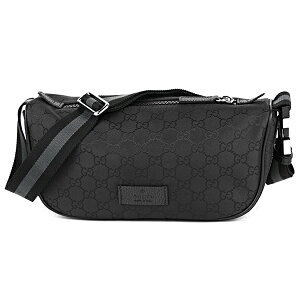 【P5倍3/4 20時～3/5限定＆最大5000円OFFクーポン】グッチ ウエストバッグ・ボディバッグ GUCCI GGナイロン 449182 G1XHN 8615 メンズ ブラック 黒 アウトレット