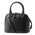 【最大5000円クーポン対象4/19まで】グッチ ハンドバッグ GUCCI マイクロ グッチ シマ 449654 BMJ1G 1000 レディース ブラック 黒 アウトレット