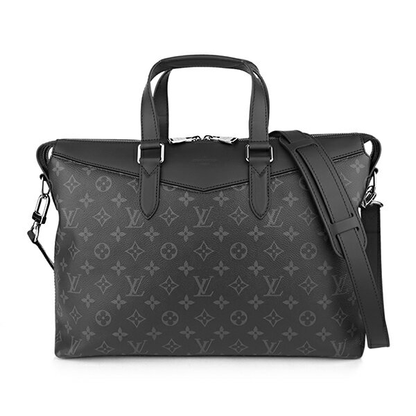 ブリーフケース ルイヴィトン ブリーフケース Louis Vuitton モノグラム エクリプス ブリーフケース・エクスプローラー M40566 メンズ グレー