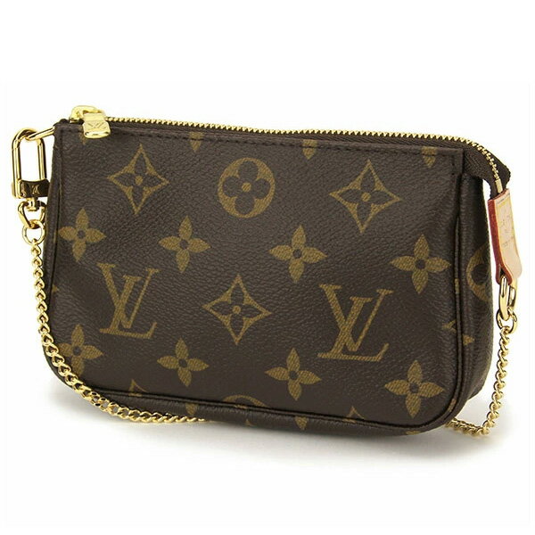 【最大5000円クーポン対象】ルイヴィトン ポーチ Louis Vuitton モノグラム ジュエリー ミニ ポシェット アクセソワール M58009 レディース ダークブラウン