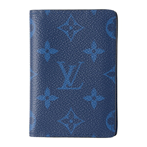 【P5倍5/20限定さらに最大5,000円OFFクーポン】ルイヴィトン カードケース Louis Vuitton タイガラマ オーガナイザー・ドゥ ポッシュ M30301 メンズ ブルー 青