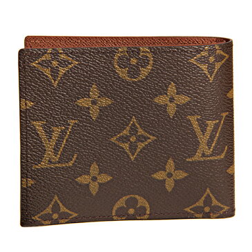 【楽天スーパーSALEで使える500円OFFクーポン配信中★】ルイヴィトン 2つ折り財布 Louis Vuitton M62288 財布 モノグラム MONOGRAM ポルトフォイユ・マルコ メンズ BROWN ブラウン 茶【 送料無料】