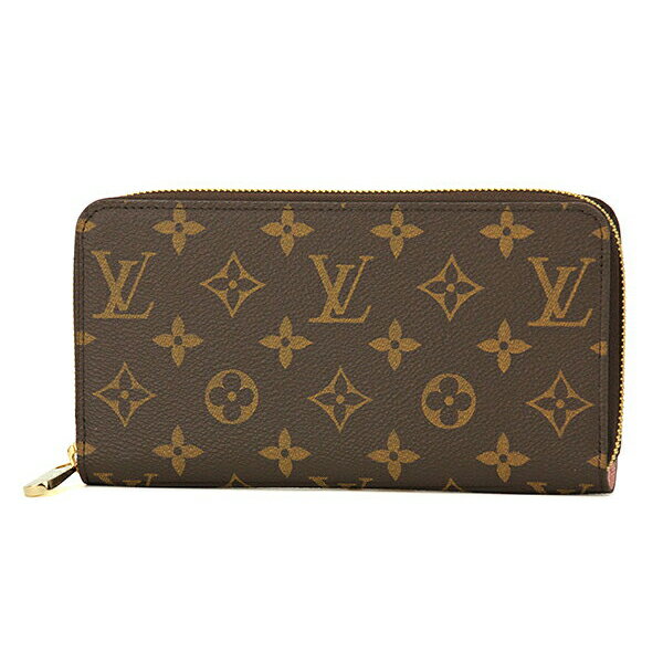 【スーパーSALE★10,000円OFFクーポン対象!さらにP5倍】ルイヴィトン 長財布(ラウンドファスナー) Louis Vuitton モノグラム ジッピーウォレット M41894 レディース ブラウン