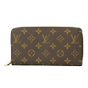 【GWスペシャル★最大10,000円OFFクーポンあり】ルイヴィトン 長財布(ラウンドファスナー) Louis Vuitton モノグラム ジッピーウォレット M42616- ユニセックス ブラウン