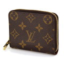 【GWスペシャル最大10,000円クーポン対象】ルイヴィトン コインケース Louis Vuitton モノグラム ジッピー コインパース M60067 ユニセックス ダークブラウン