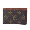 ルイ・ヴィトン 名刺入れ 【GWスペシャル★最大10,000円OFFクーポンあり】ルイヴィトン カードケース Louis Vuitton モノグラム ポルト カルト サーンプル M61733 ユニセックス ダークブラウン