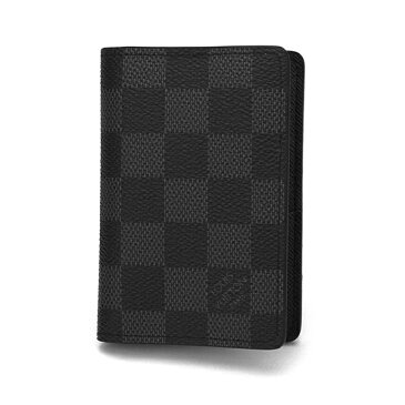 【楽天スーパーSALEで使える500円OFFクーポン配信中★】ルイヴィトン カードケース Louis Vuitton N63143 ブランド小物 ダミエ・グラフィット オーガナイザー・ドゥポッシュ メンズ グラフィット ブラック 黒 【 送料無料】
