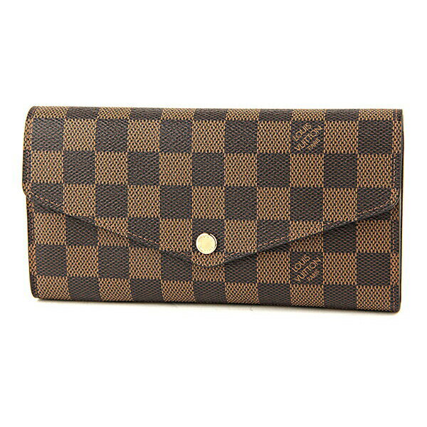 ルイヴィトン 長財布 Louis Vuitton ダミエ ポルトフォイユ・サラ N63209 レディース ブラウンのサムネイル