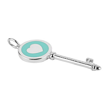 【50%OFF楽天スーパーSALE対象】ティファニー チャーム TIFFANY 37220299 アクセサリー ティファニーキー TIFFANY KEYS ハートキーペンダント レディース SILVER/TIFFANY BLUE シルバー/ティファニーブルー【 送料無料】【当店通常価格 43800円】