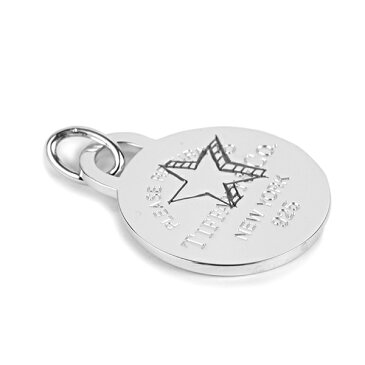 【50%OFF楽天スーパーSALE対象】ティファニー チャーム TIFFANY 62033940 アクセサリー リターン トゥ ティファニー RETURN TO TIFFANY エッチド スター ラウンド タグ チャーム レディース SILVER シルバー【 送料無料】【当店通常価格 22800円】