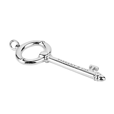 【50%OFF楽天スーパーSALE対象】ティファニー チャーム TIFFANY 37220302 アクセサリー ティファニーキー TIFFANY KEYS オーバル キー ペンダント ラージ レディース SILVER シルバー【 送料無料】【当店通常価格 43800円】