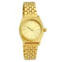 【1,500円OFF★楽天スーパーSALEクーポン対象】ニクソン 調節可 NIXON SMALL TIME TELLER A399-502 レディース ゴールド