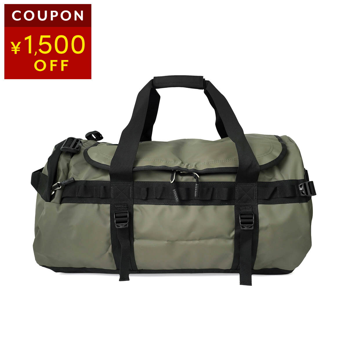 ザ ノース フェイス ボストンバッグ THE NORTH FACE ベースキャンプ NF0A52SA 4WC ユニセックス カーキ 緑【P5倍3/1限定!さらに...