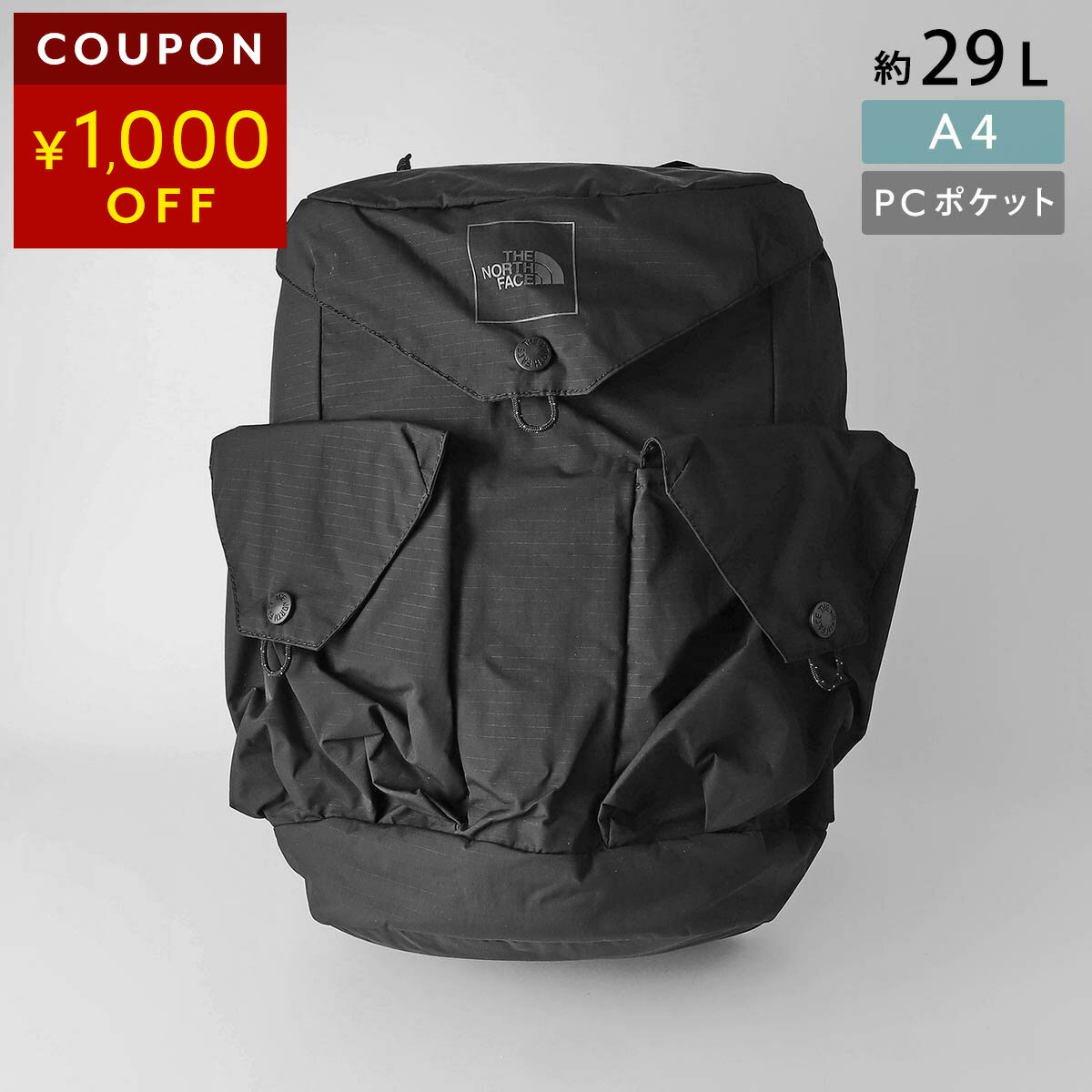 ザ ノース フェイス リュックサック THE NORTH FACE グレンキャニオン NF0A8EER JK3 OS ユニセックス ブラック 黒【1万円で1,000円OFF★最大5,000円OFFクーポン配布中】