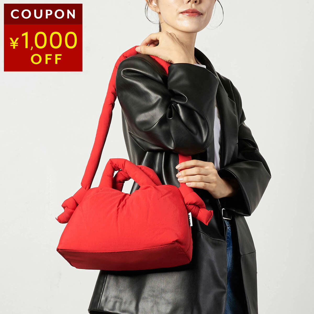 Rakuten - オレンド ショルダーバッグ OLEND ミニオナ ソフトバッグ MINIONA SOFT BAG RED ユニセックス レッド 赤【P5倍★5/30 0:00〜6/2 09:59まで！さらに1万円で1,000円OFF★最大5,000円OFFクーポン配布中】