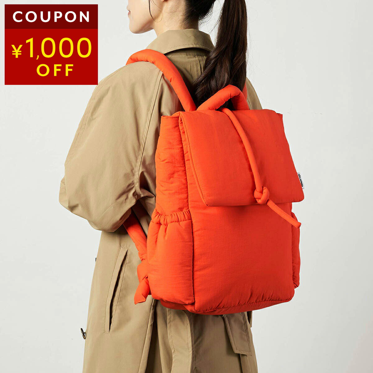 樂天商城 - オレンド リュックサック OLEND パデッド ホールデン バックパック PADDED HOLDEN BACKPACK CORAL ユニセックス オレンジ【P5倍★5/30 0:00〜6/2 09:59まで！さらに1万円で1,000円OFF★最大5,000円OFFクーポン配布中】