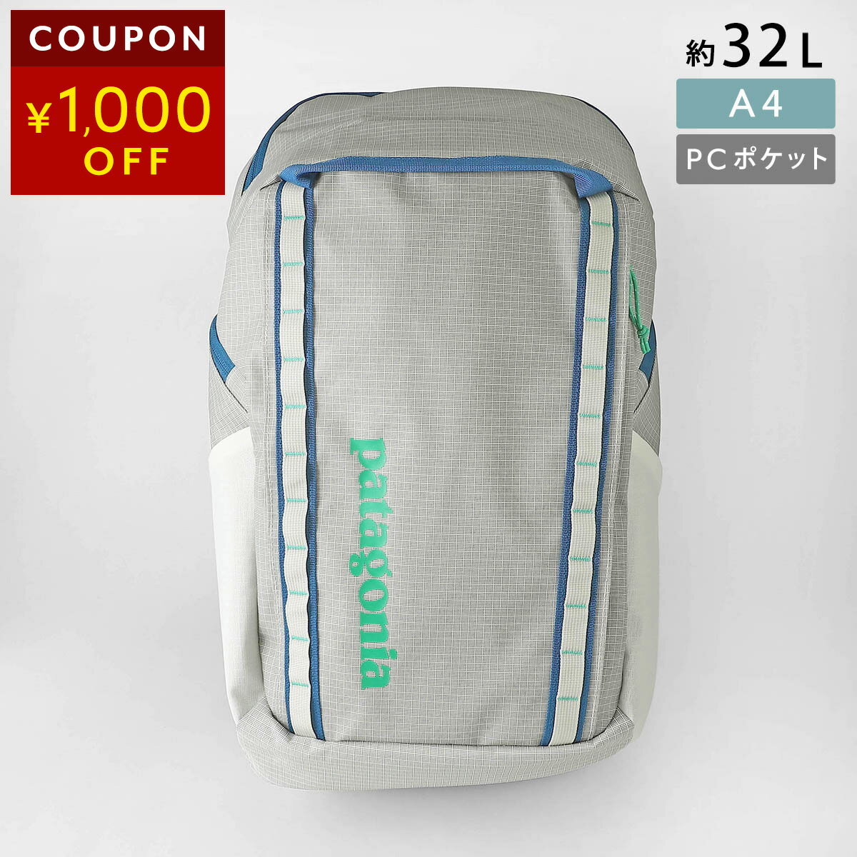 PATAGONIA - パタゴニア リュックサック PATAGONIA ブラックホール・パック 49302 BIRCH WHITE ユニセックス ブルー 青 グレー【P5倍★4/18限定！さらに1万円で1,000円OFF★最大5,000円OFFクーポン配布中】