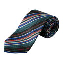 【最大3000円OFFクーポン★5/17(月)14:00まで】ポールスミス ネクタイ PAUL SMITH ALU15-25 ブランド小物 シルク タイ SILK TIE マルチストライプ 8CM メンズ GREEN(グリーン) グリーン【 送料無料】