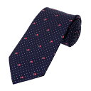 【最大3000円OFFクーポン★5/17(月)14:00まで】ポールスミス ネクタイ PAUL SMITH M1A 0TIEX FLUZ08 47 ブランド小物 シルク ジャカード SILK JACQUARD レギュラータイ メンズ NAVY(ネイビー) ネイビー【 送料無料】