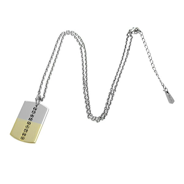 ポールスミス ネックレス PAUL SMITH M1A NECK HDTAG 82 メンズ シルバー ゴールド...