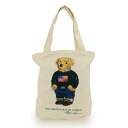 【最大5,000円OFFクーポン配布中】ポロ ラルフローレン トートバッグ POLO RALPH LAUREN ポロベアー 9AR021 W3Y ユニセックス ベージュ