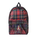【訳ありアウトレット】ポロ ラルフローレン リュックサック POLO RALPH LAUREN ポロベアー 9AR149 I0U ユニセックス レッド系 赤