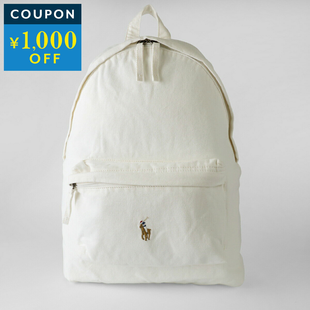 Rakuten - ポロ ラルフローレン リュックサック POLO RALPH LAUREN コットン 4.05968E+11 ユニセックス ホワイト 白【P5倍★5/30 0:00〜6/2 09:59まで！さらに1万円で1,000円OFF★最大5,000円OFFクーポン配布中】