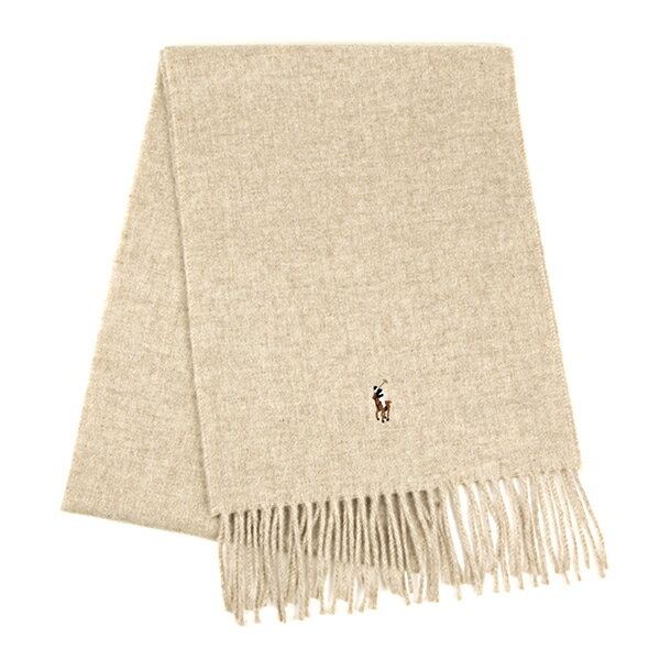 楽天市場 ポロ ラルフローレン マフラー ストール Polo Ralphlauren 6f0510 231 ブランド小物 Signature Italian Vrgn Wlscarf ユニセックス Oatmeal Ragg Heather オートミールラグヘザー ライトベージュ 送料無料 ブランドストリートリング
