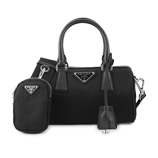【最大3000円OFFクーポン★7/28(水)14：00まで】プラダ ショルダーバッグ PRADA 1BB846 064 F0002 バッグ テスート サフィアーノ TESSUTO SAFFIANO ハンドバッグ レディース NERO(ネロ) ブラック 黒【 送料無料】
