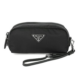 プラダ ポーチ（レディース） 【P5倍4/20限定★さらに最大5000円クーポン対象】プラダ ポーチ PRADA ヴェラ 1NE175 R067 F0002 ユニセックス ブラック 黒